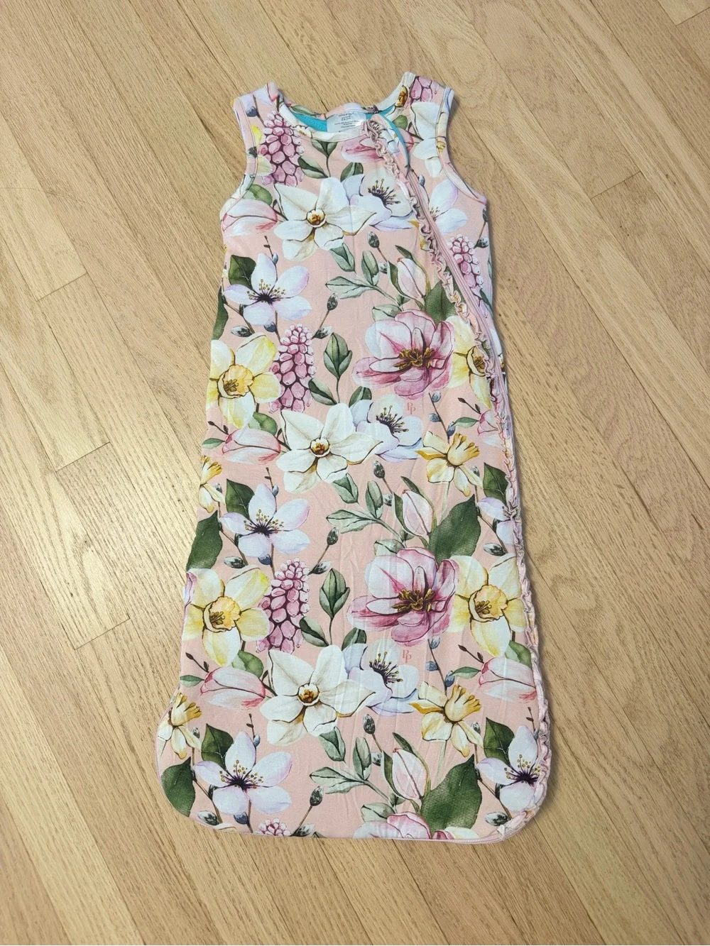 Posh Peanut Pink Floral Sleeveless Sleep Sack